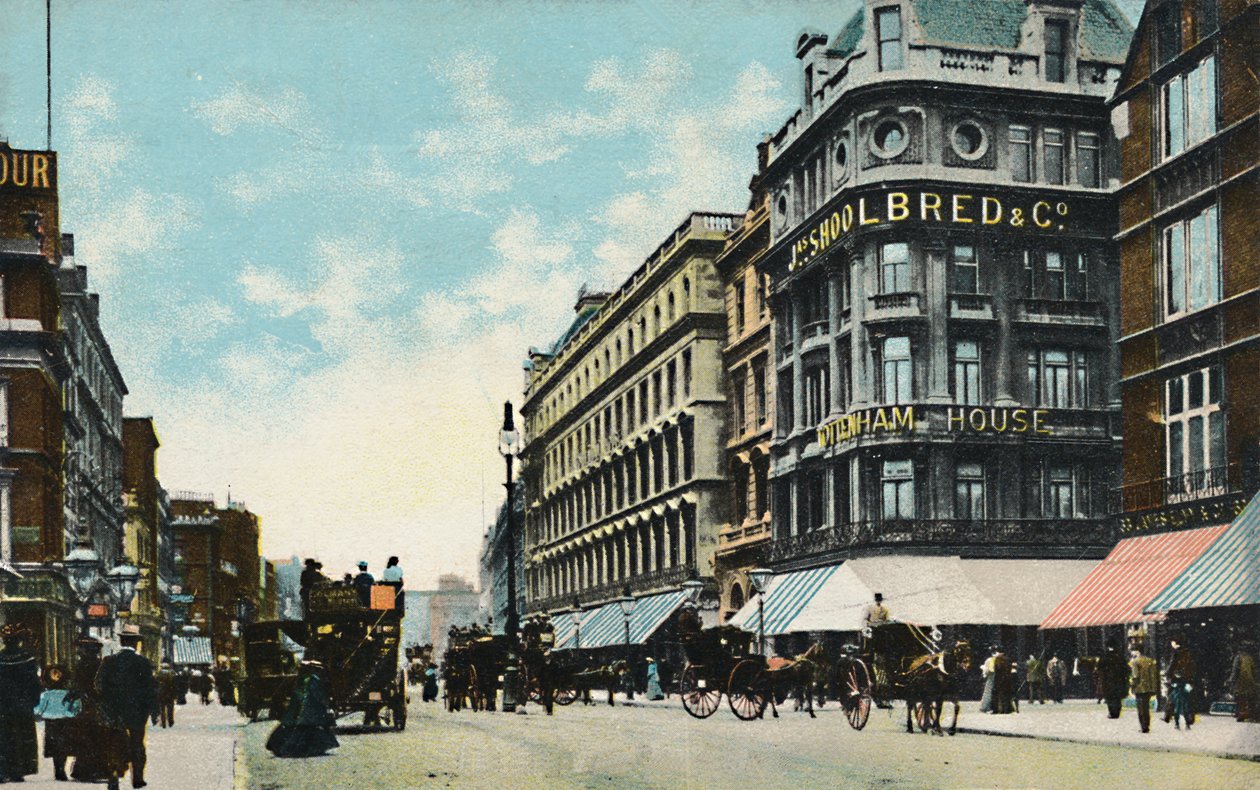 Tottenham Court Road, Londýn, 1906. od Unbekannt