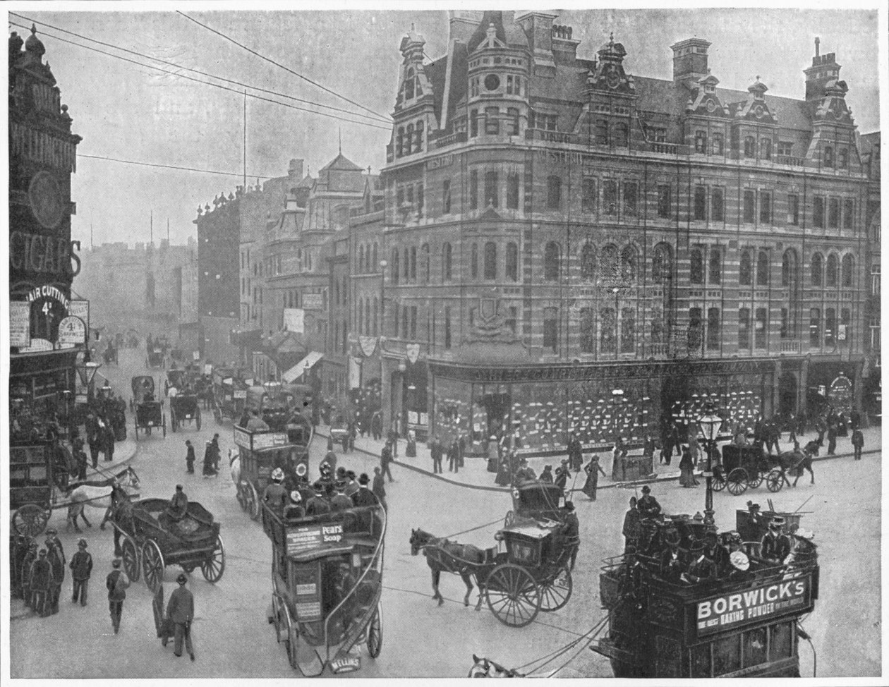 Roh Tottenham Court Road, Londýn, c1903 1903 od Unbekannt