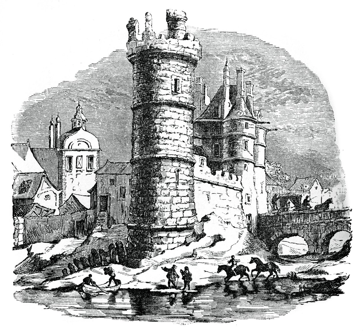 Tour de Nesle, Paříž, 17. století, 1870 od Unbekannt
