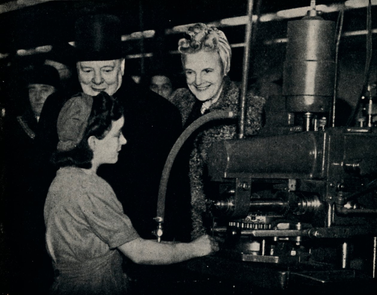 Prohlídka inspekce v továrně na zbraně, 40. léta, 1945. od Unbekannt