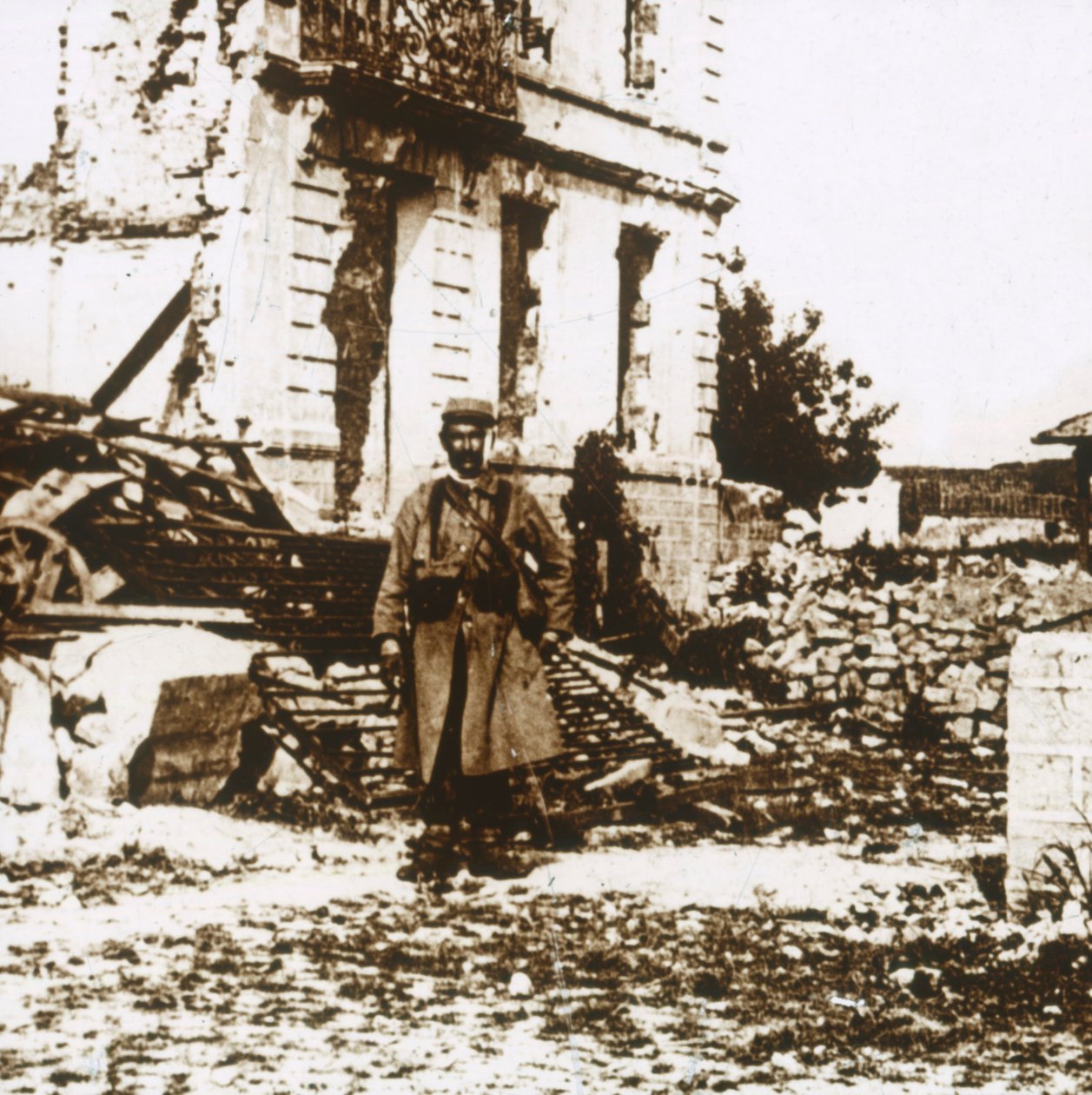 Radnice v Ablain-Saint-Nazaire, severní Francie, c1914-c1918 od Unbekannt