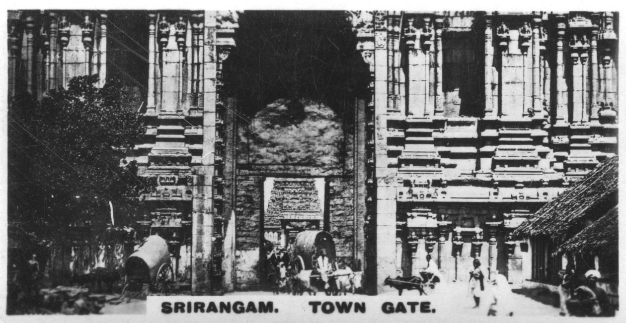 Městská brána, Srirangam, Indie, c1925 od Unbekannt
