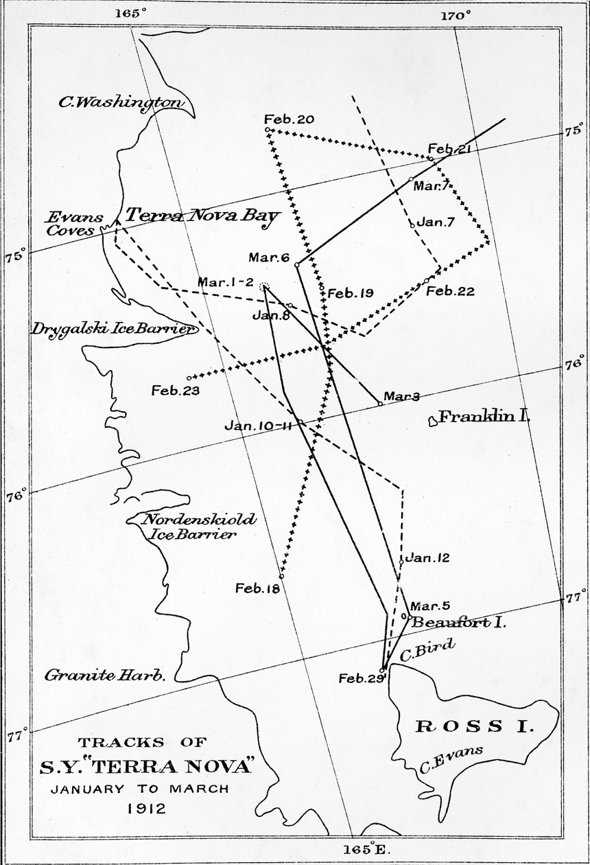 Skladby S.Y. Terra Nova - leden až březen 1912, 1913 od Unbekannt