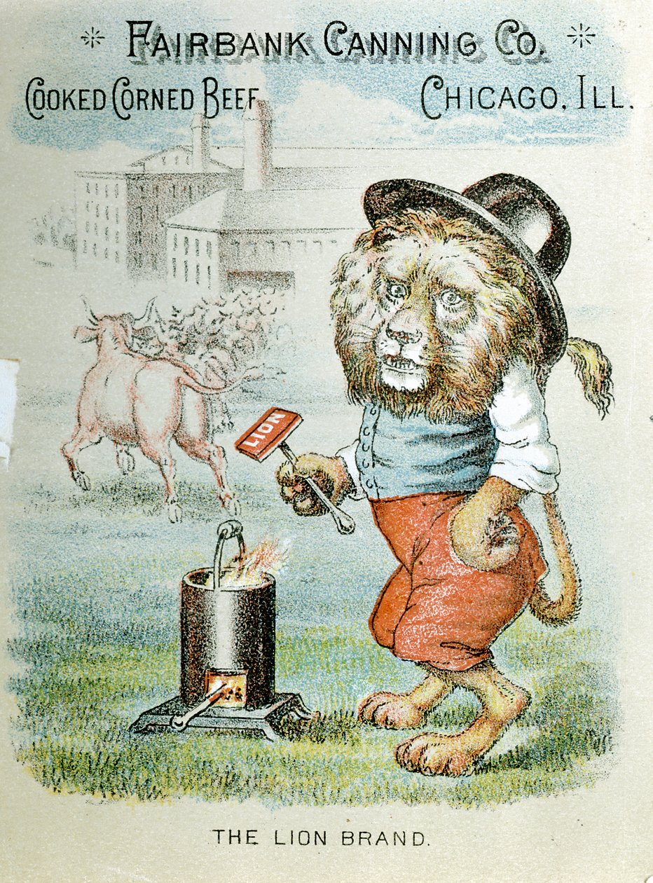 Obchodní karta pro Fairbank Canning Company, Chicago, Illinois, c1890 od Unbekannt