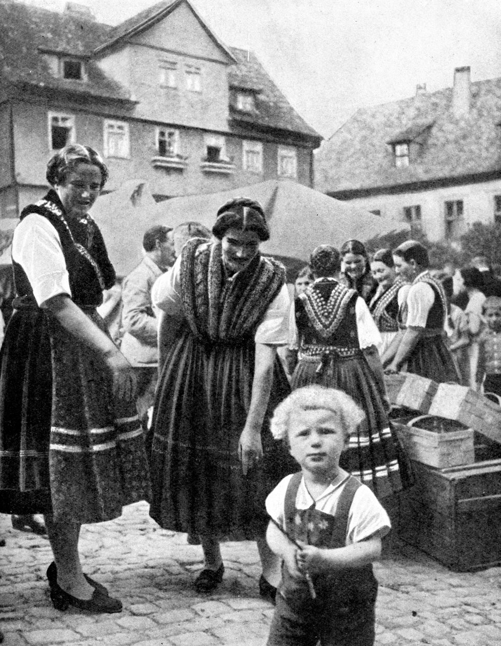 Tradiční kroj, Jižní Německo, 1936 od Unbekannt