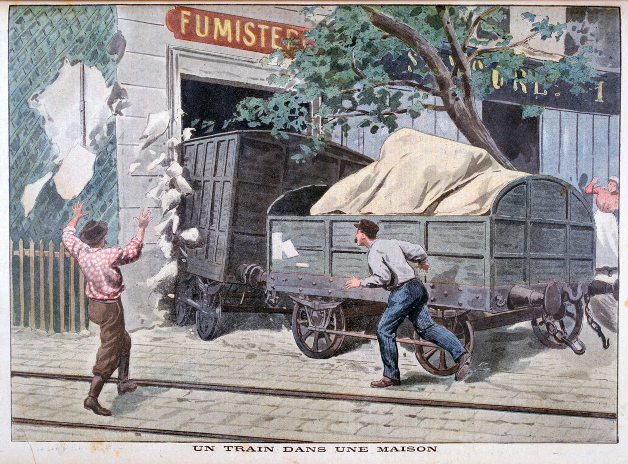 Nehoda vlaku, 1900 od Unbekannt