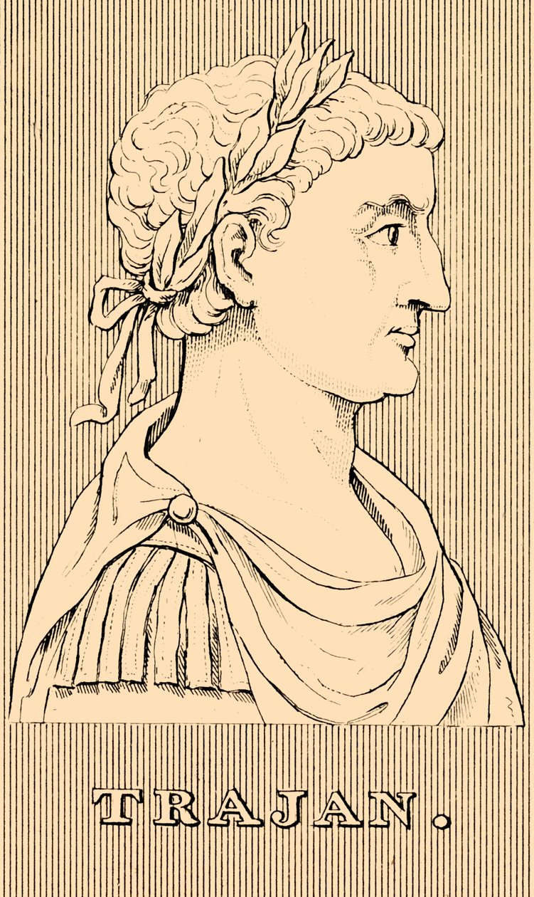 Trajan, 53-117, 1830. od Unbekannt