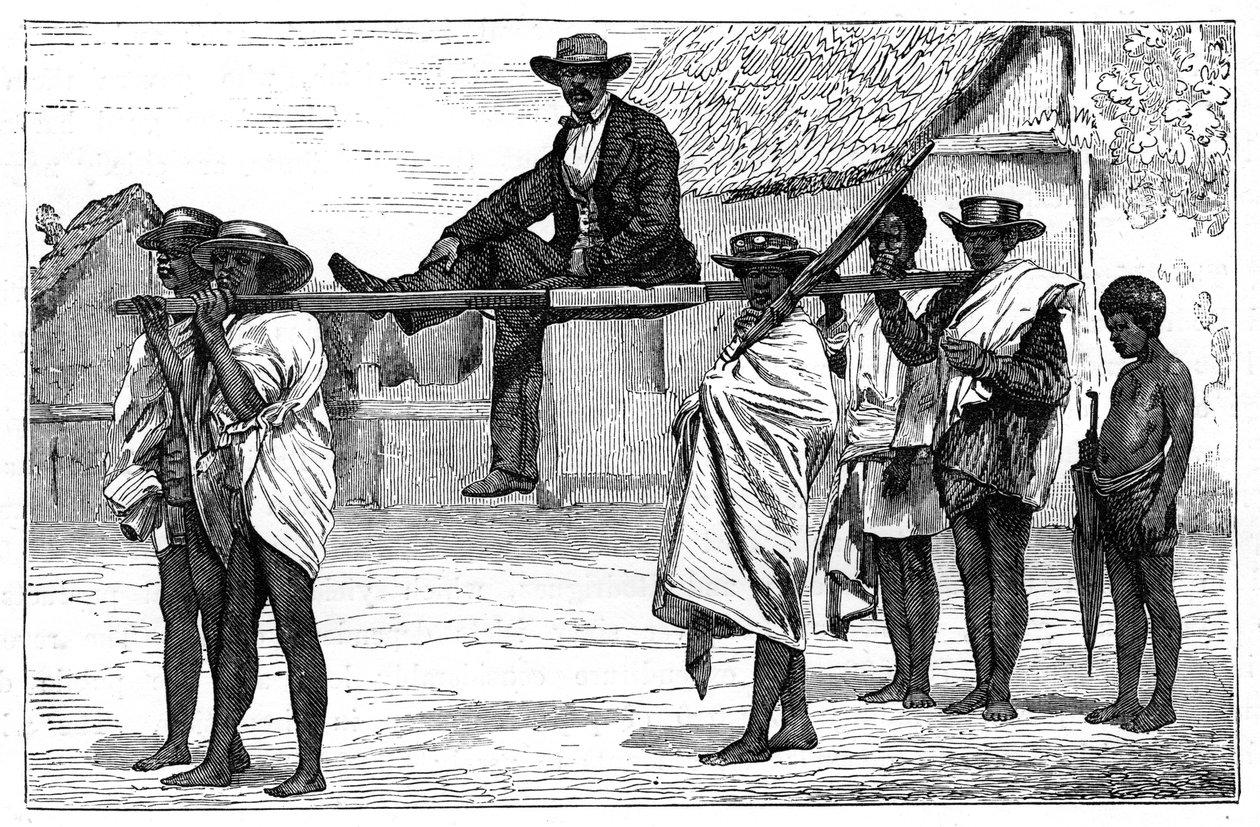 Cestování na Madagaskaru, c1890 od Unbekannt