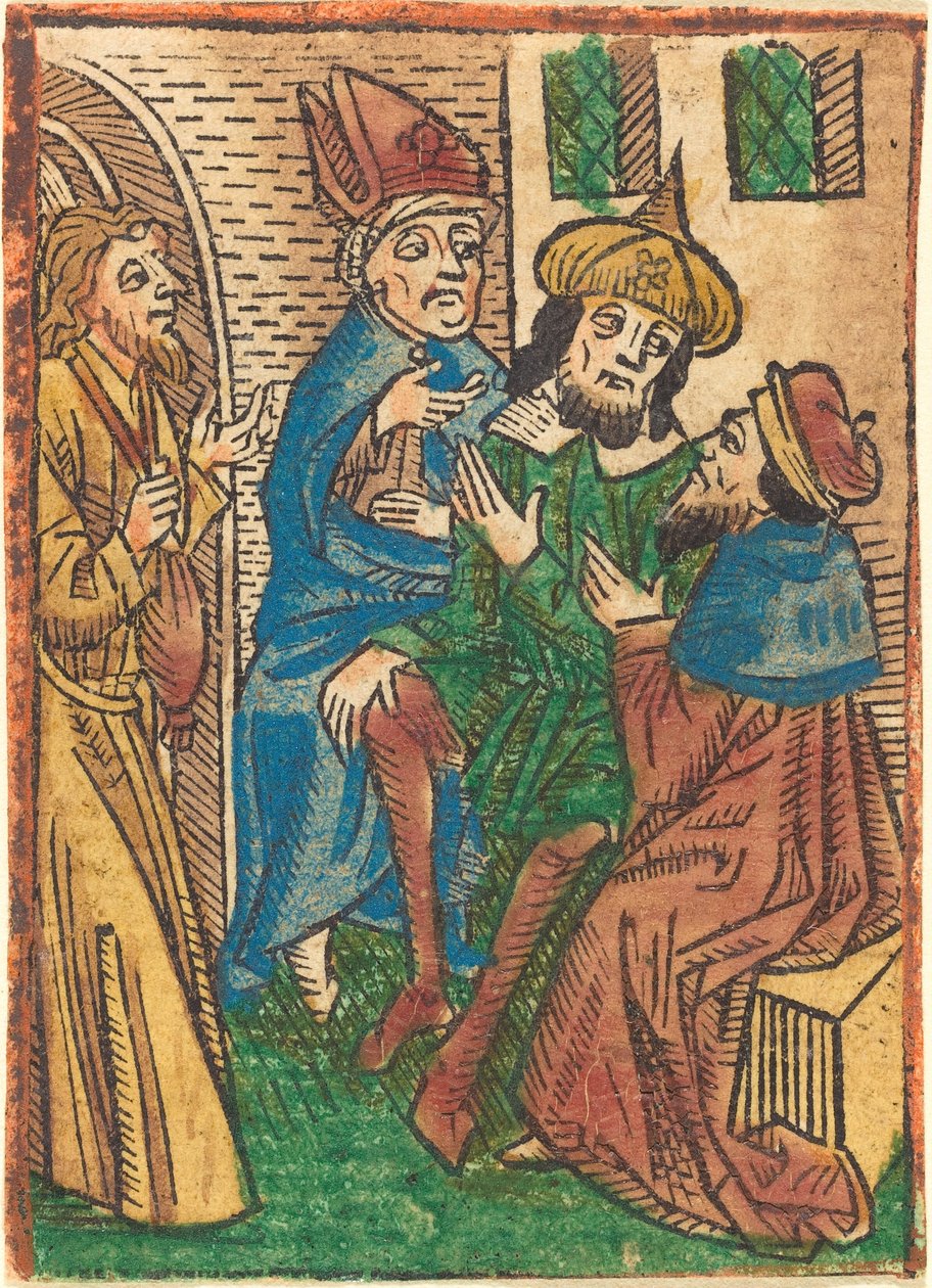 Jidášova zrada, c. 1490. od Unbekannt