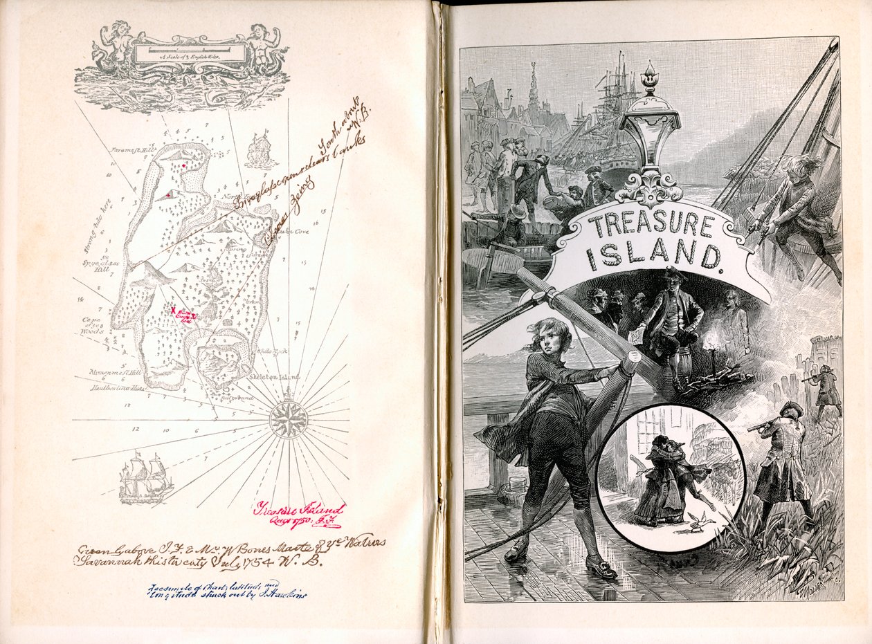 Ostrov pokladů, Robert Louis Stevenson, 1886 od Unbekannt