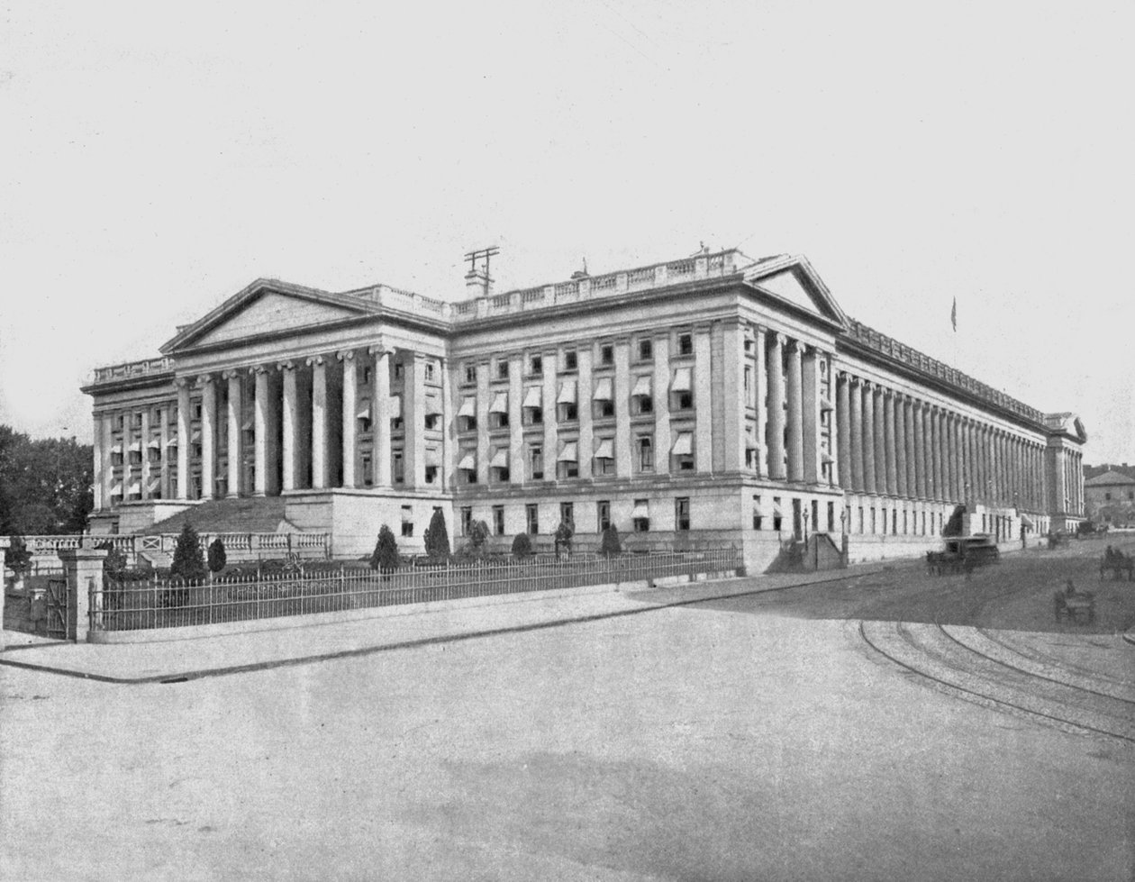 Budova ministerstva financí, Washington DC, USA, c1900. od Unbekannt
