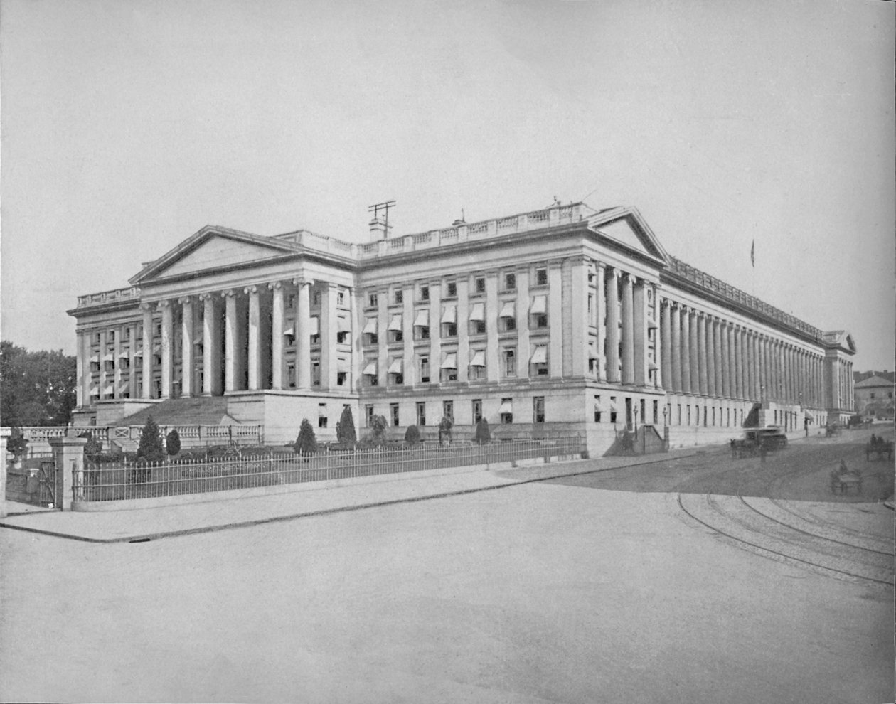 Treasury Building, Washington, DC, c1897. od Unbekannt