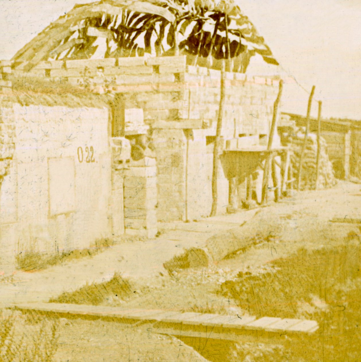 Zákopy, Pervijze, Flandry, Belgie, c1914-c1918 od Unbekannt