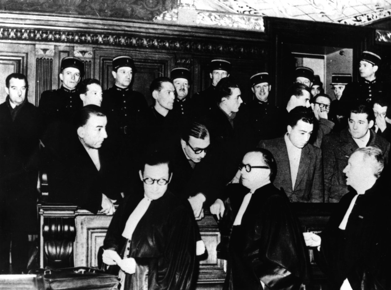 Proces s francouzskými příslušníky gestapa, Paříž, 1.–12. prosince 1944 od Unbekannt