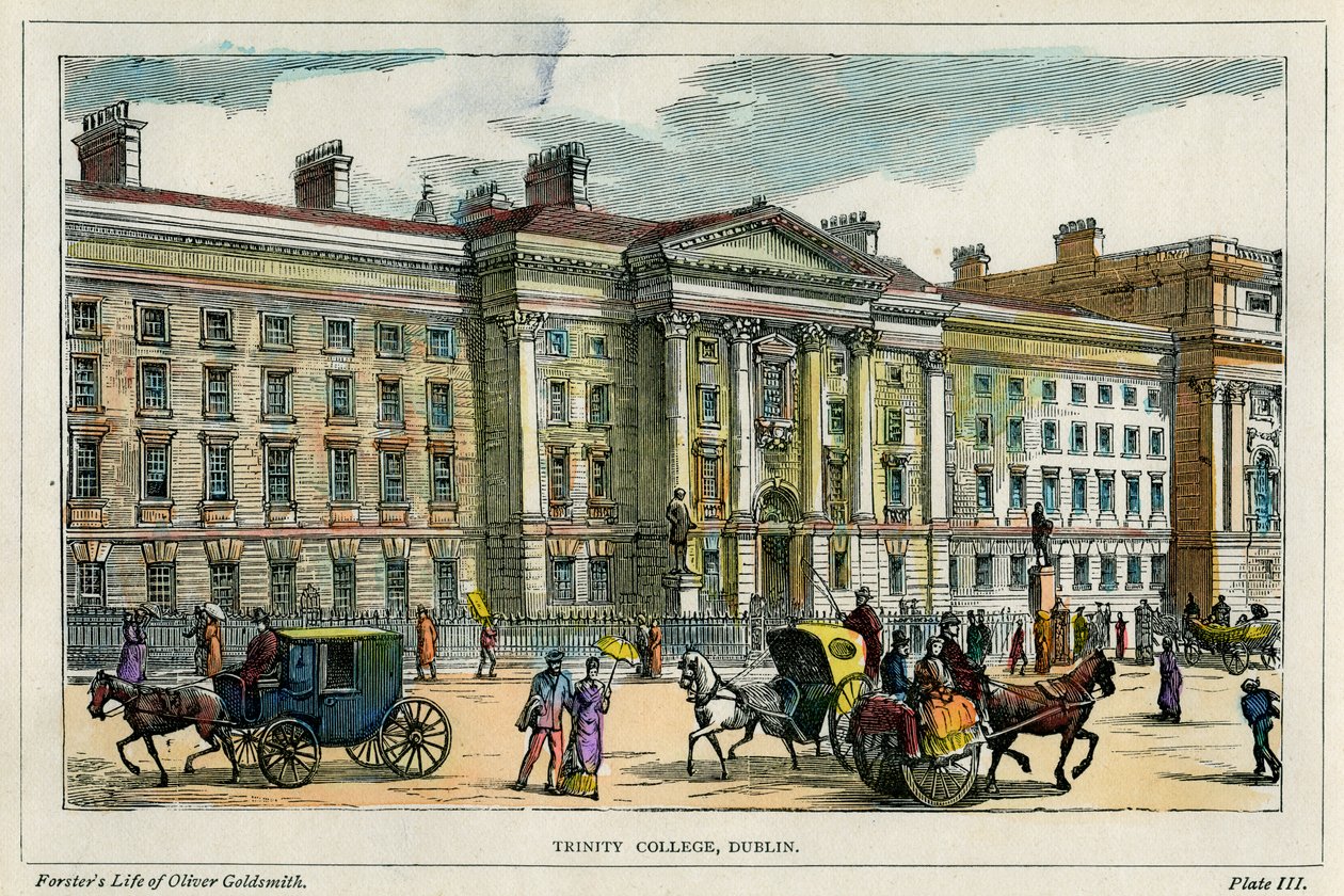 Trinity College, Dublin, Irsko, c1880 od Unbekannt