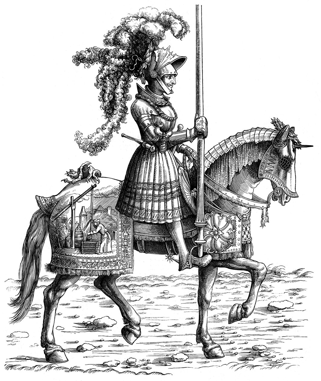 Maxmiliánovy triumfy, 1518 1844 od Unbekannt