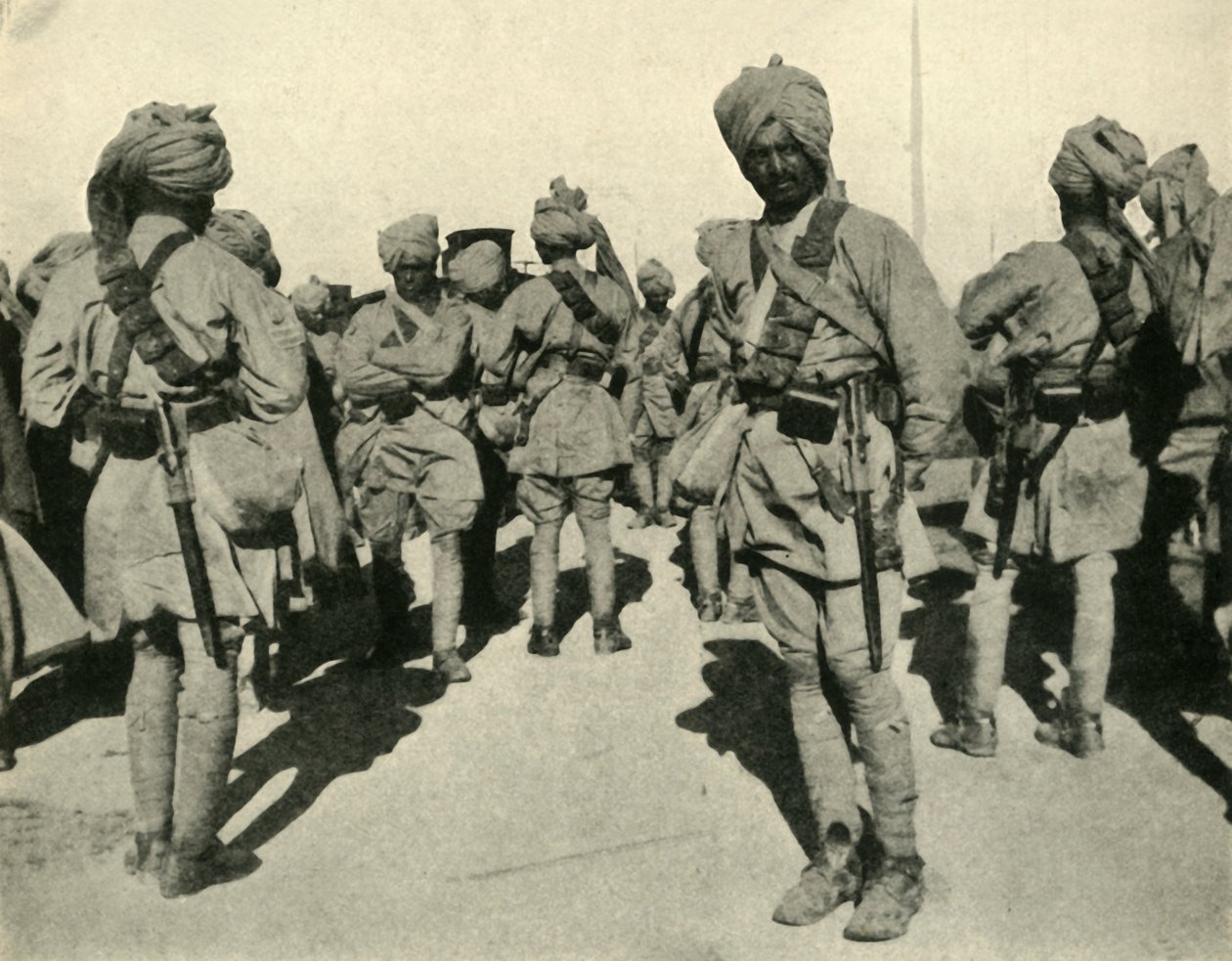 Vojska brigády Sirhind, Flandry, první světová válka, 1914, c1920. od Unbekannt