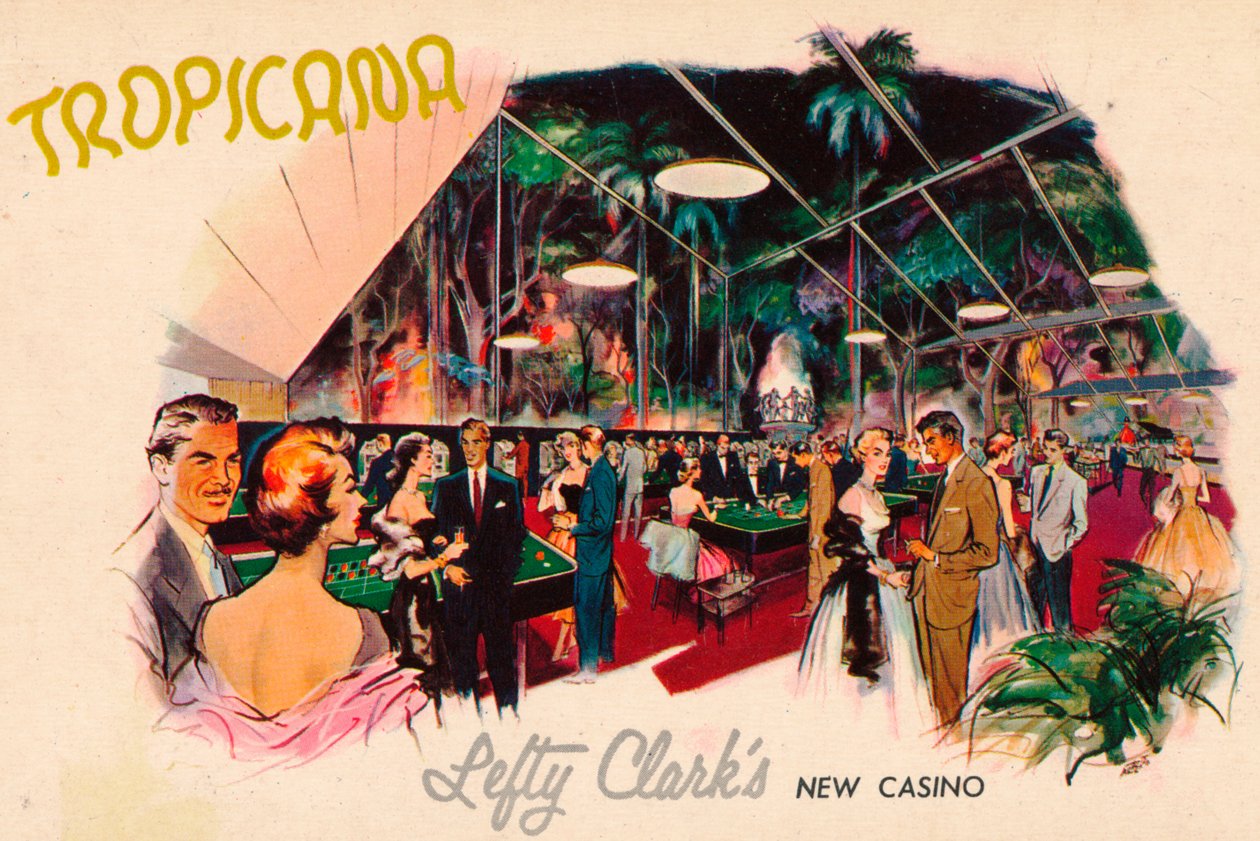 Tropicana - Nové kasino Lefty Clarks, 50. léta 20. století od Unbekannt