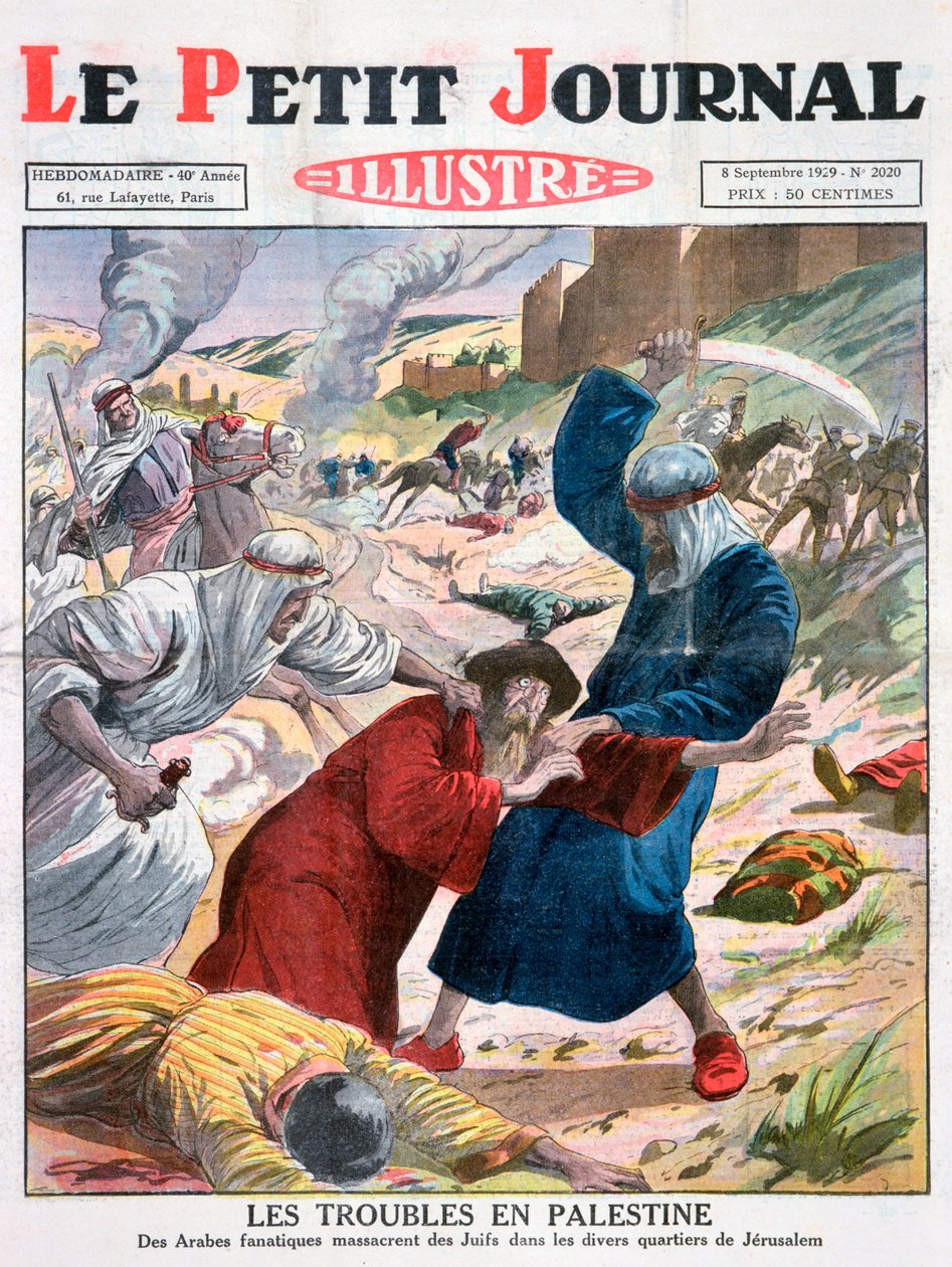 Potíže v Palestině, 1929 od Unbekannt