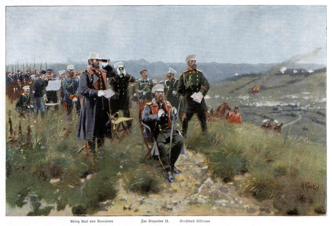 Car Alexander II Ruska a jeho štáb, 1900 od Unbekannt