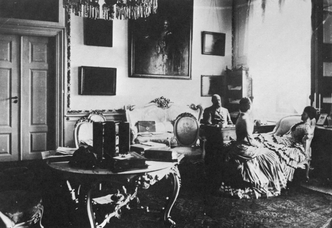 Carevič Alexandr a velkokněžna Maria Fjodorovna z Ruska, c1880 od Unbekannt