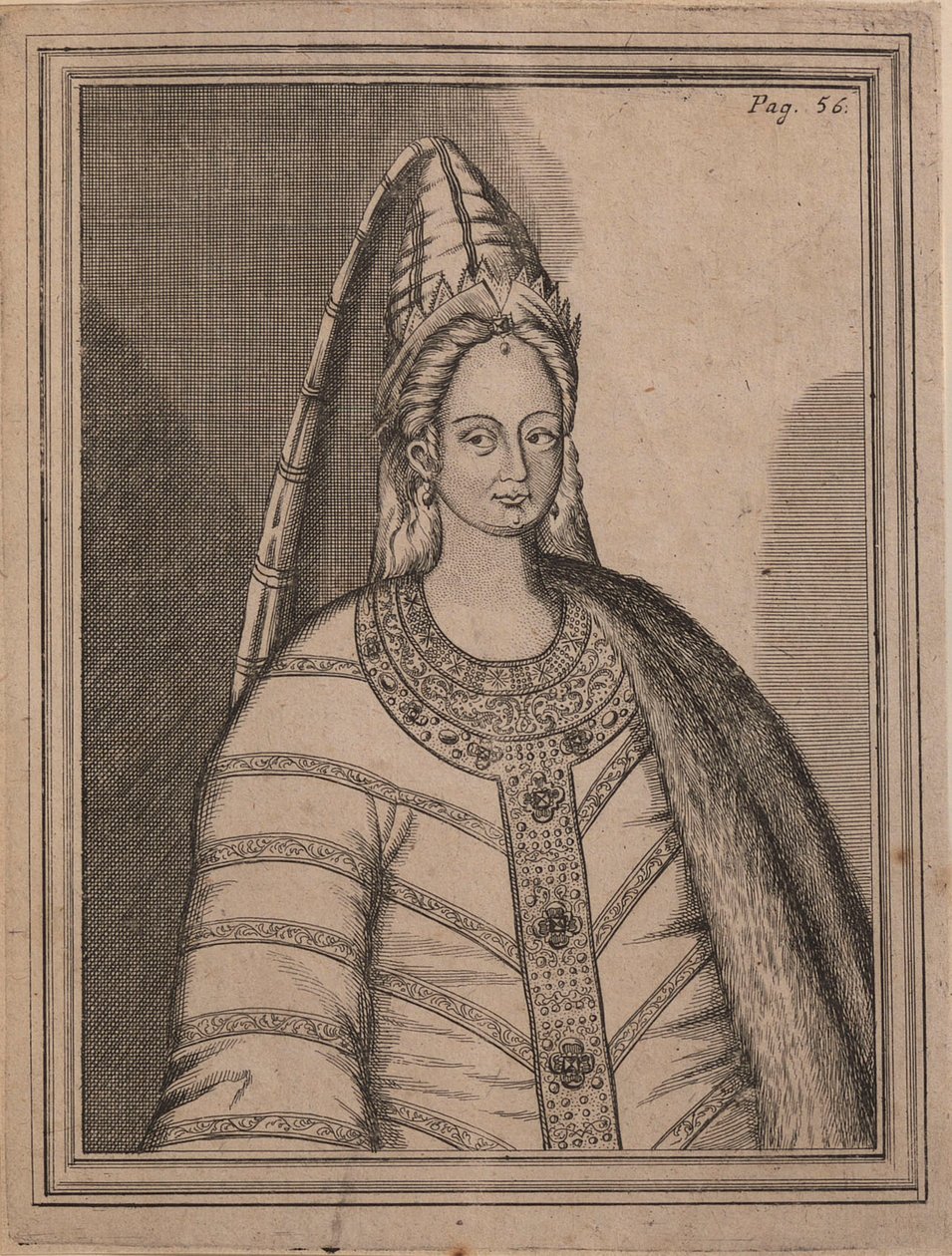 Carina Irina Godunova 1557-1603, manželka ruského cara Feodora I. od Unbekannt