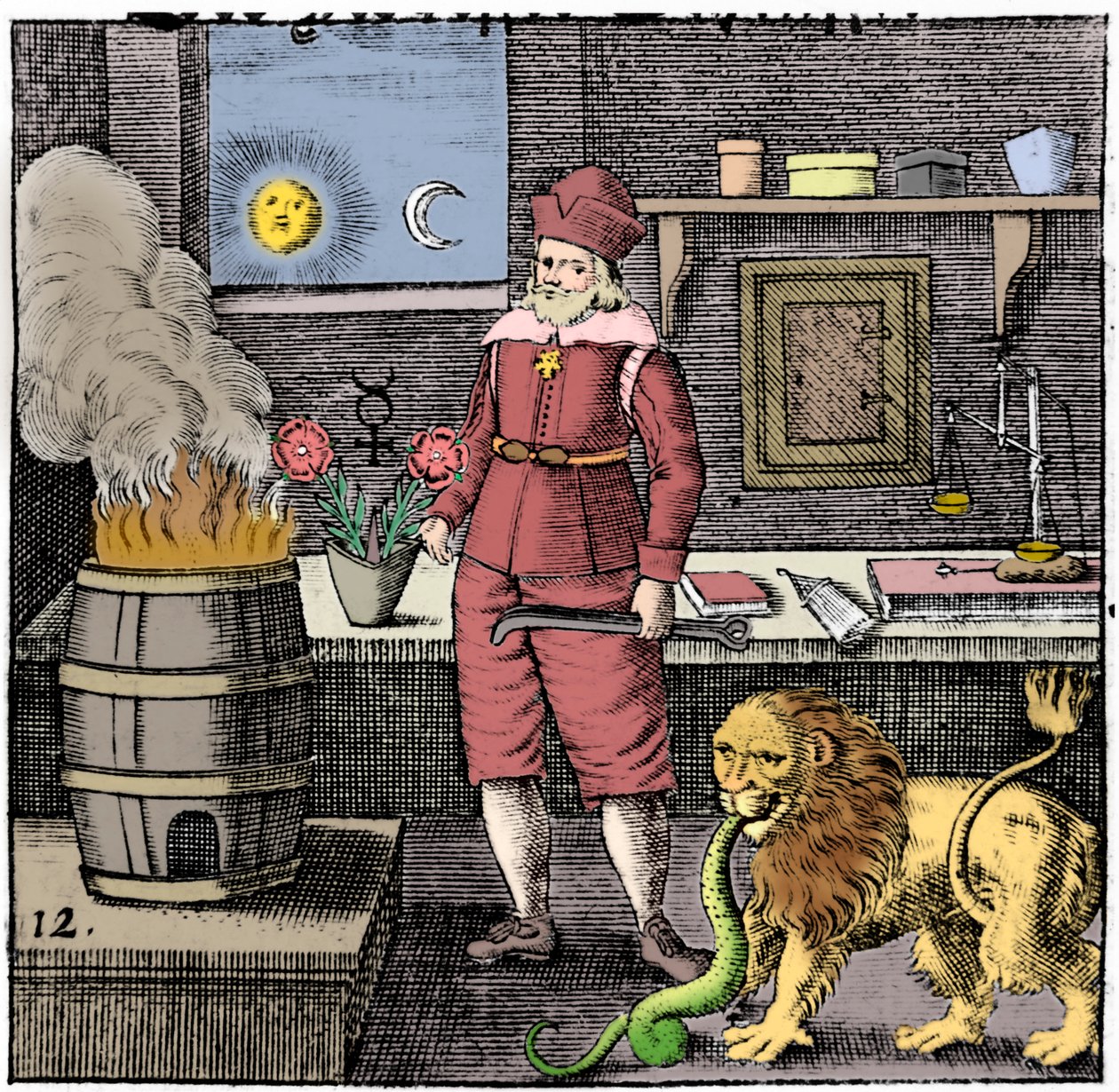Dvanáctý klíč Basila Valentina, 1651 od Unbekannt