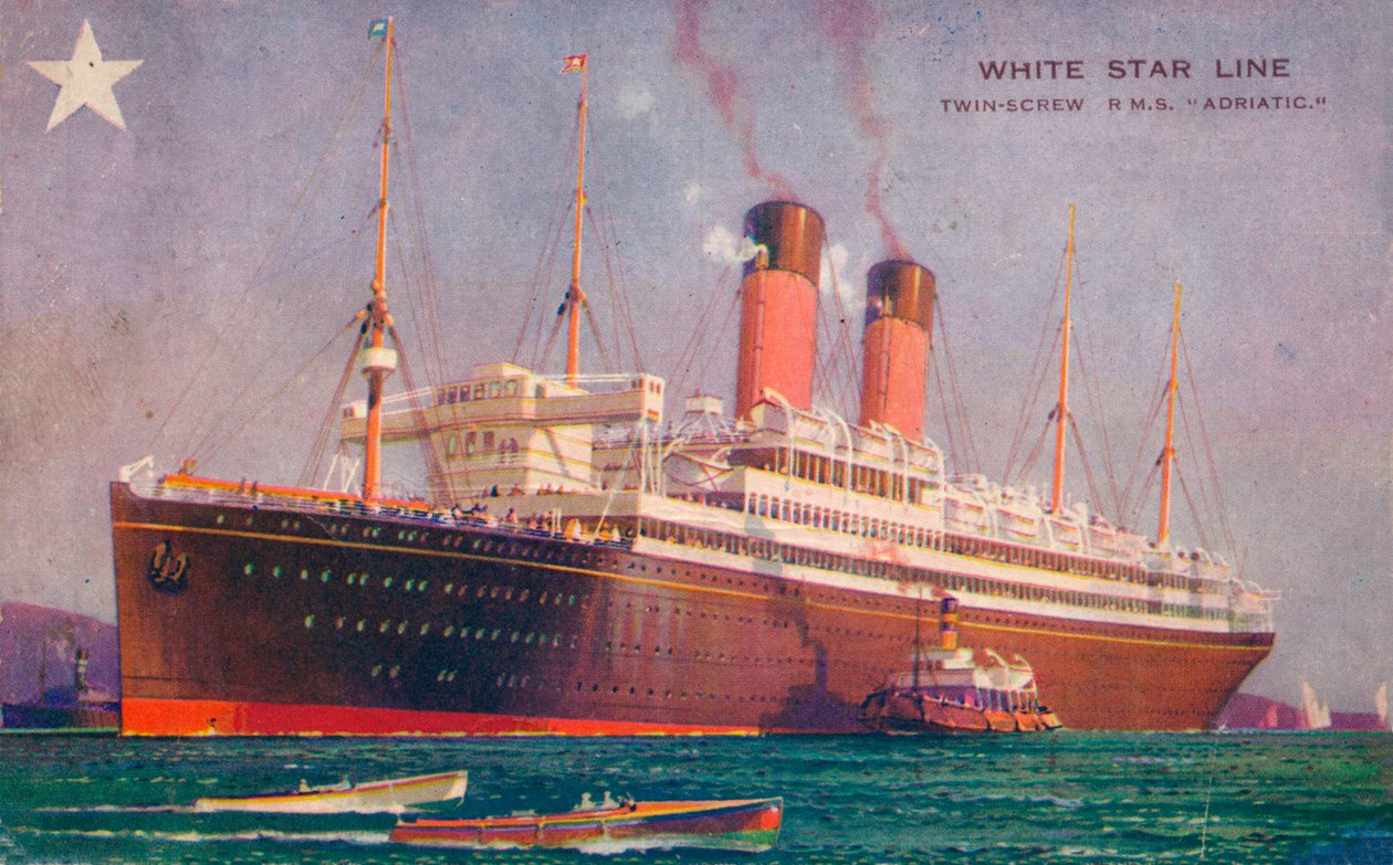 Twin-Screw RMS Adriatic společnosti White Star Line, c1907 od Unbekannt