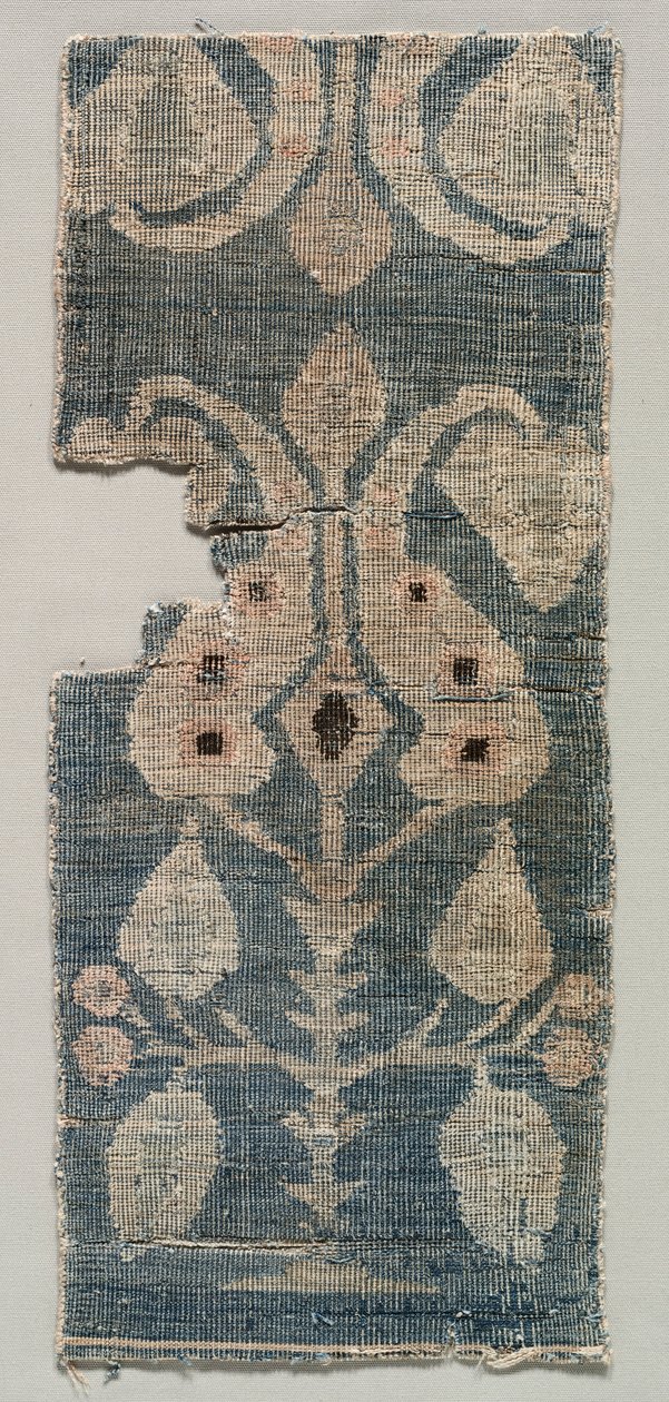 Fragment dvoustranného koberce, 11. století. od Unbekannt
