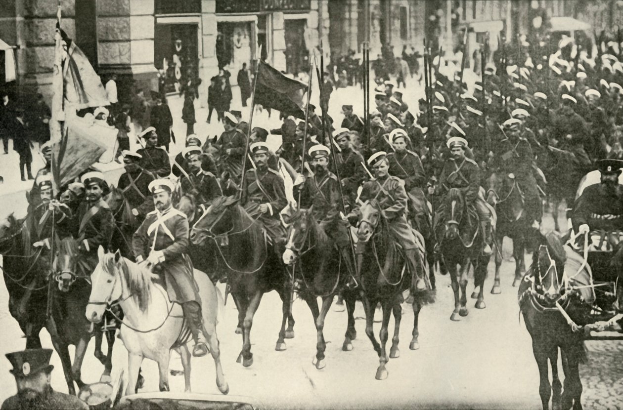 Typy ruské kavalérie, 1919. od Unbekannt