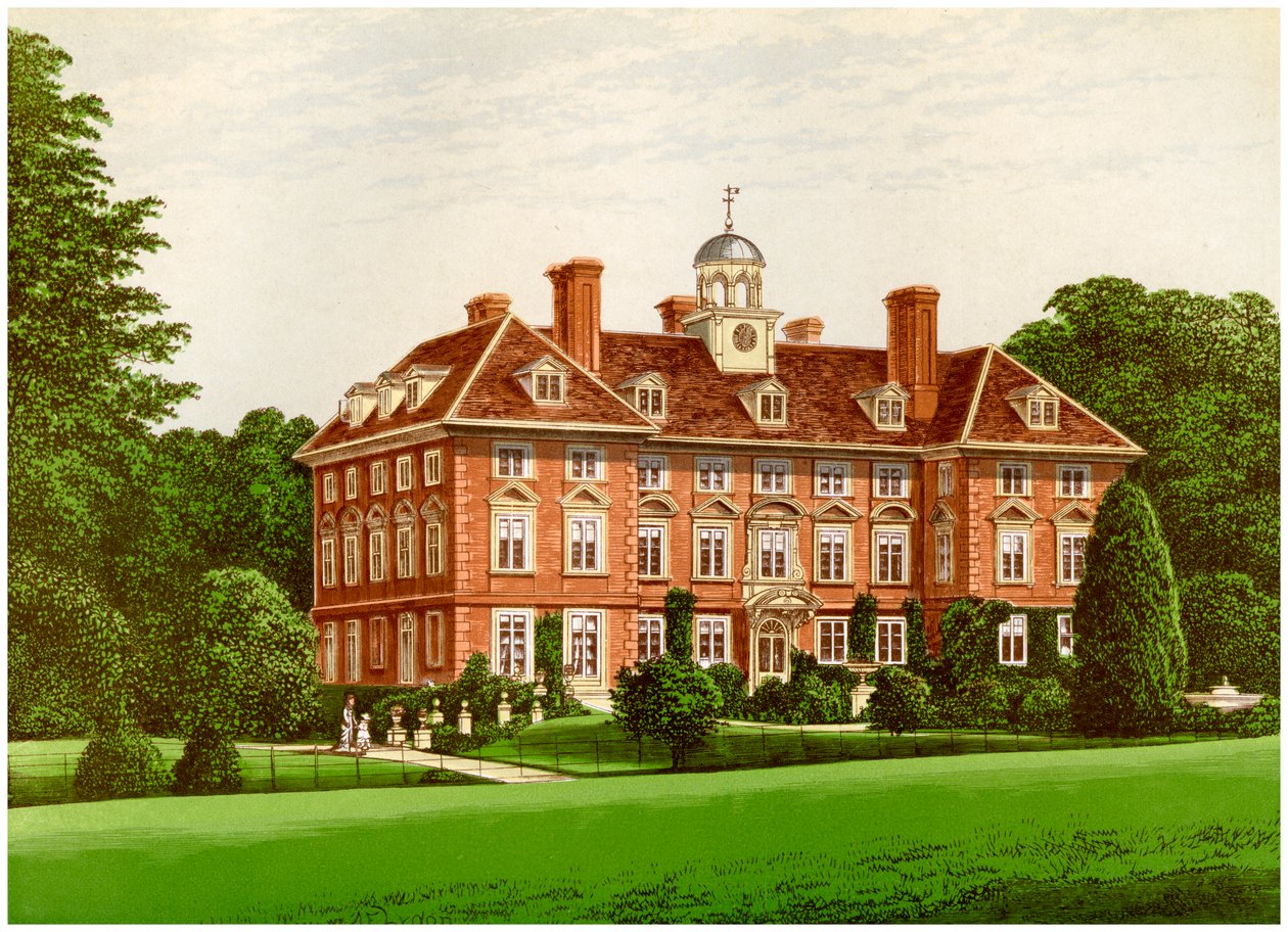 Tyttenhanger Park, Hertfordshire, domov hraběnky z Caledonu, c1880 od Unbekannt