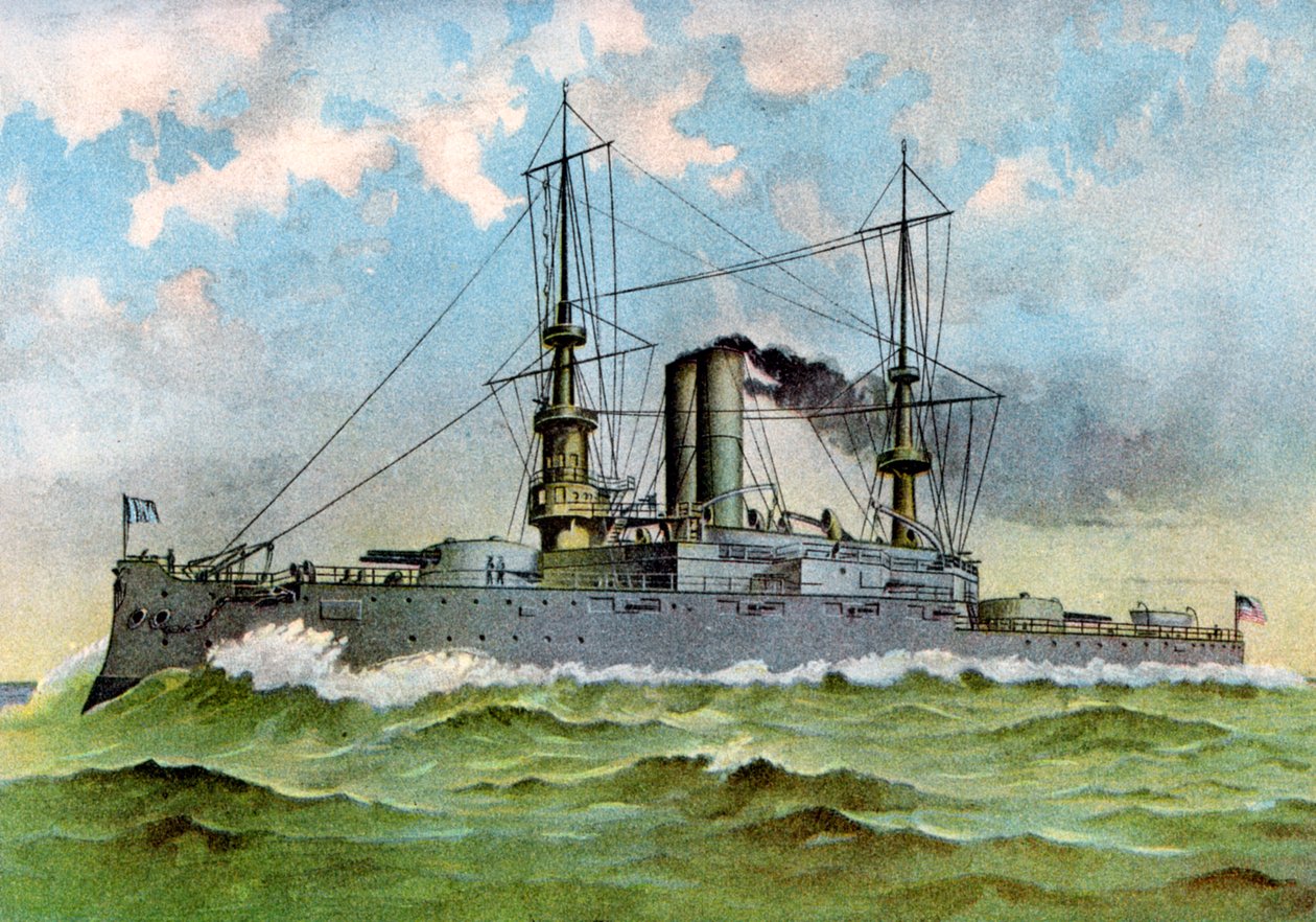 USS Alabama , americká bitevní loď, 1898 od Unbekannt