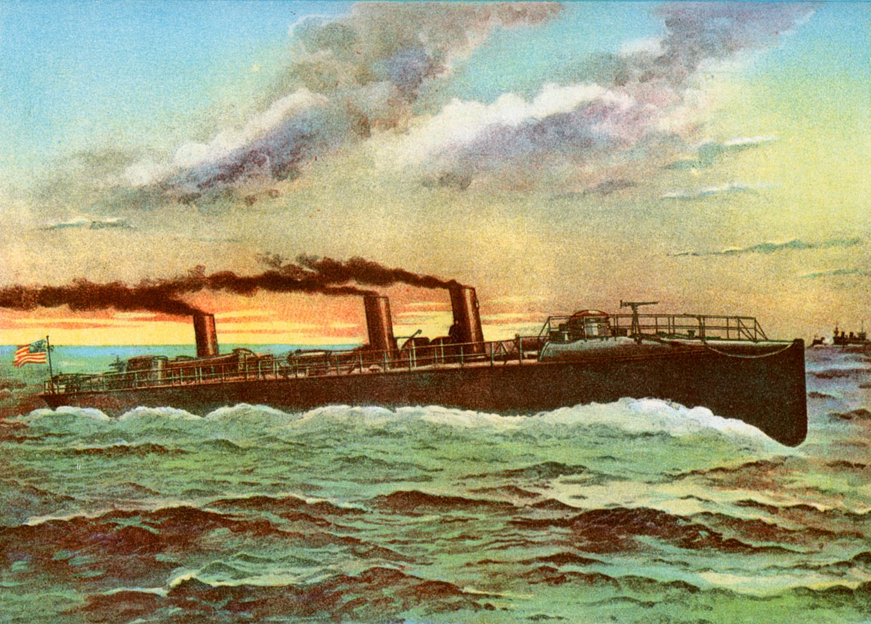 USS Porter , americký torpédový člun, 1898 od Unbekannt