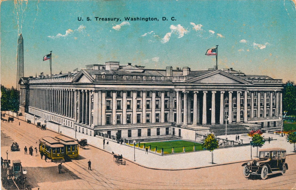 Ministerstvo financí USA, Washington, DC, 20. léta 20. století od Unbekannt