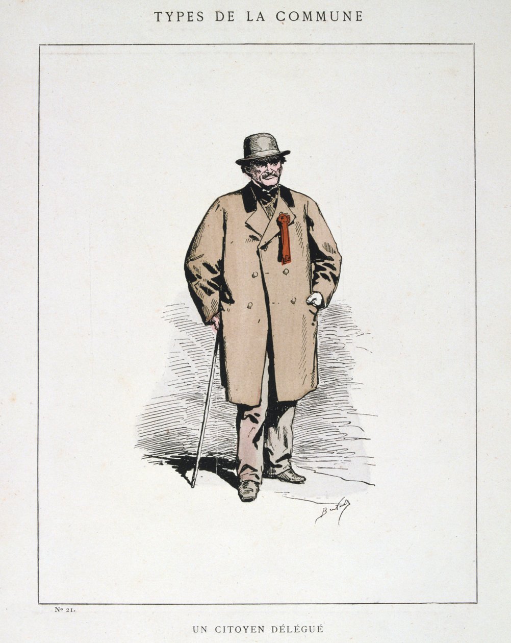Občanský delegát, Pařížská komuna, 1871. od Unbekannt