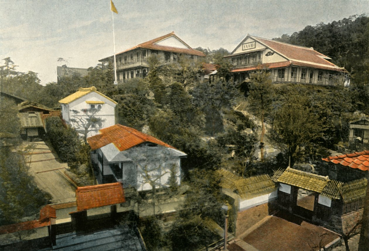 Un Hotel A Kioto, Hotel v Kjótu, 1900. od Unbekannt