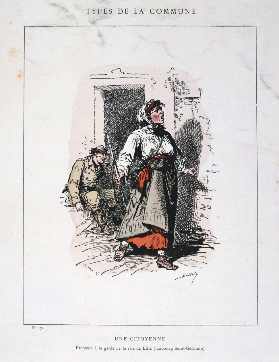 Občan, Pařížská komuna, 1871. od Unbekannt