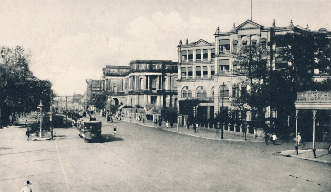 United Services Club, Chowringhee Road, Kalkata, počátek 20. století. od Unbekannt