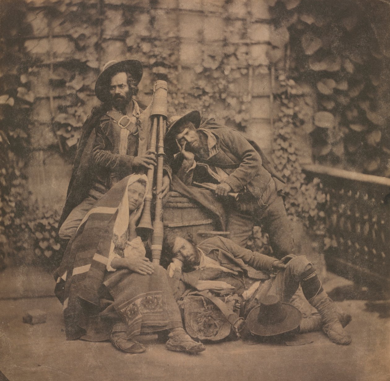 Bez názvu Pifferari, c. 1851-1855. od Unbekannt