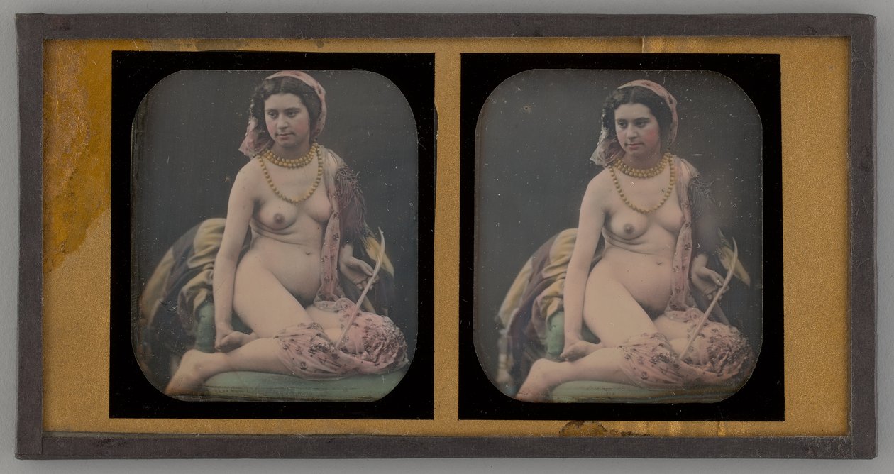 Portrét nahé ženy bez názvu, 1855. od Unbekannt