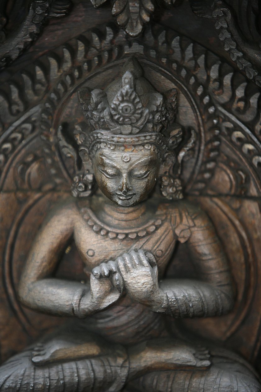 Vairóčana, pátý Buddha, Káthmándú, Nepál od Unbekannt