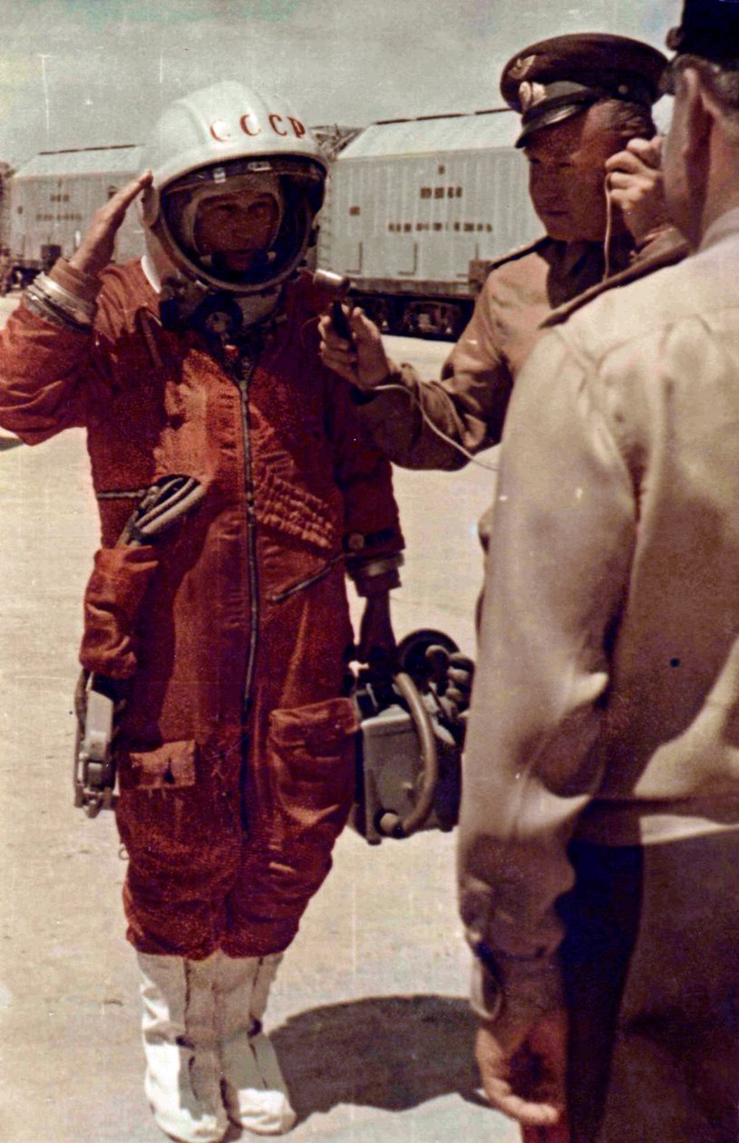 Valentina Těreškovová, ruský kosmonaut, kosmodrom Bajkonur, SSSR, 16. června 1963 od Unbekannt