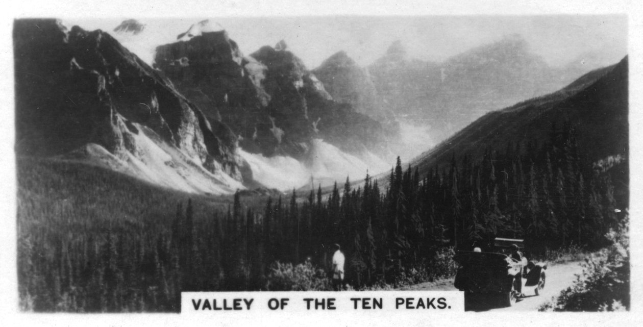 Valley of the Ten Peaks, národní park Banff, Alberta, Kanada, c1920 od Unbekannt