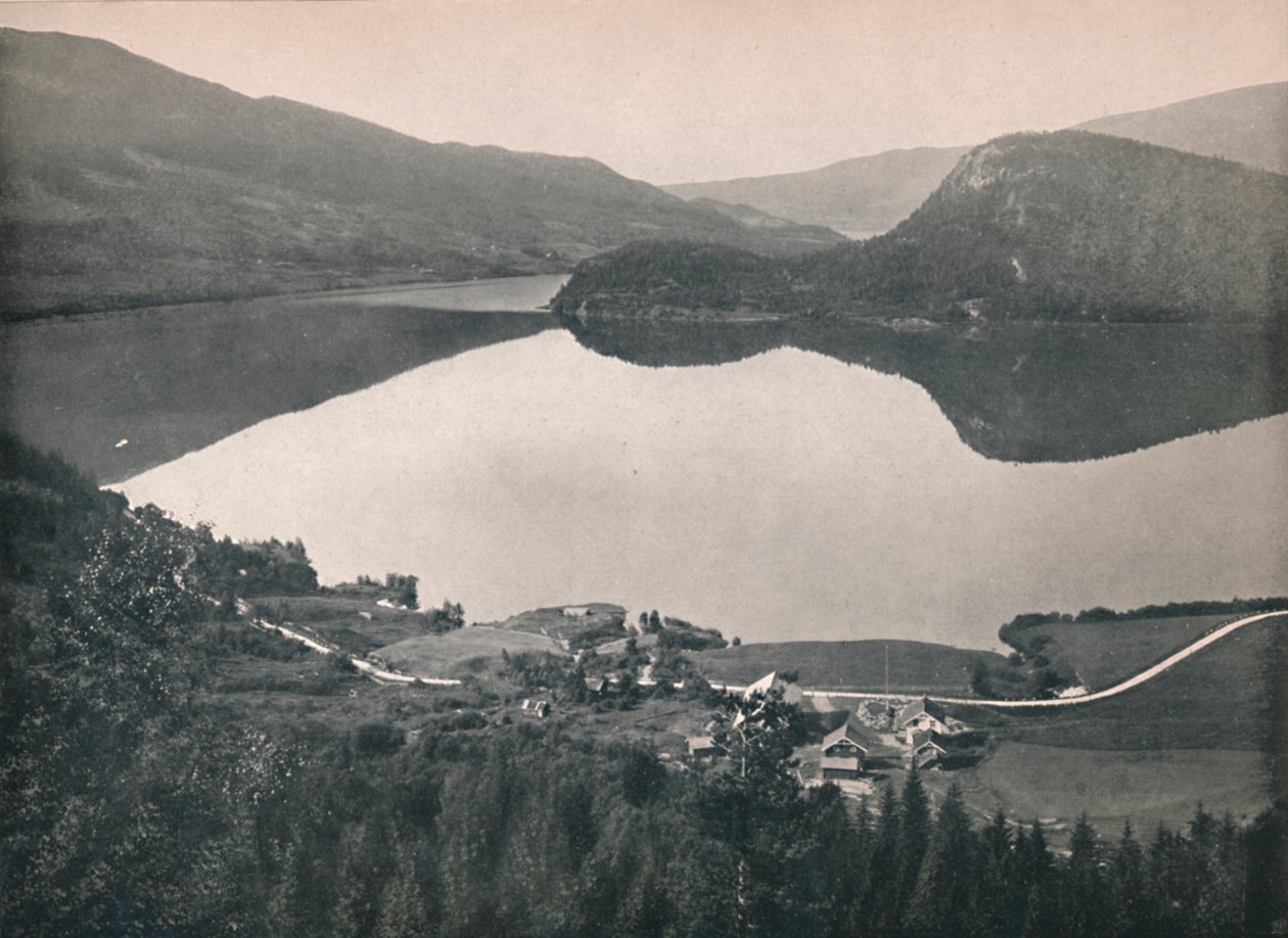 Ved Haverstingstunnelen, Bergensbanen, 1914. od Unbekannt