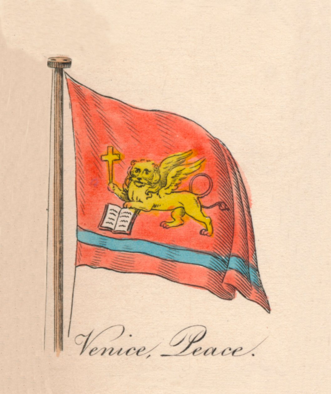 Benátky, mír, 1838 od Unbekannt