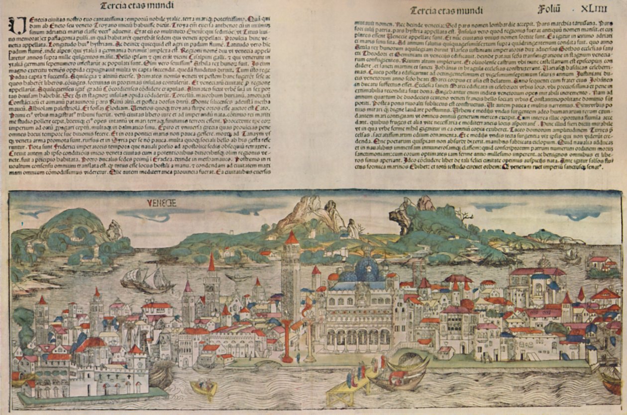 Benátky v roce 1493, 1925. od Unbekannt