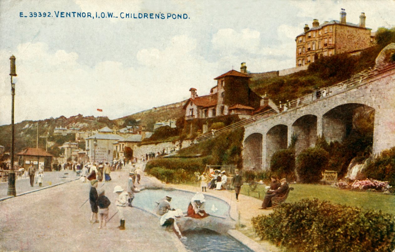 Ventnor, I.O.W - Dětský rybník, 1919. od Unbekannt