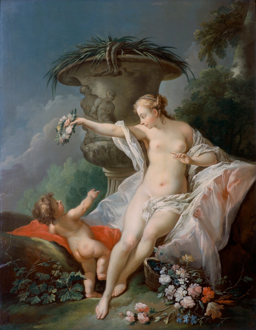 „Venuše a Amor“, 18. století od Unbekannt