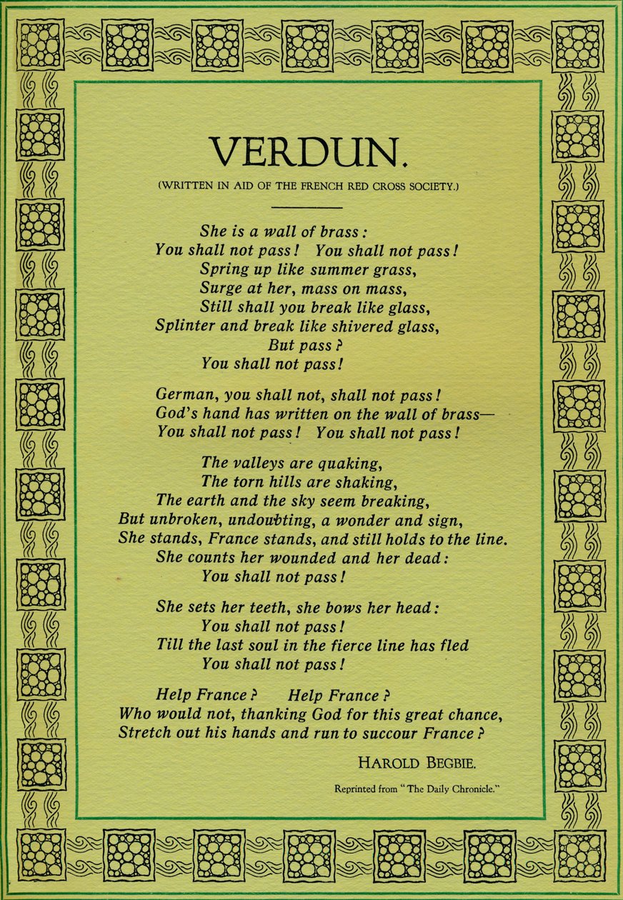 Verdun, 1916 od Unbekannt