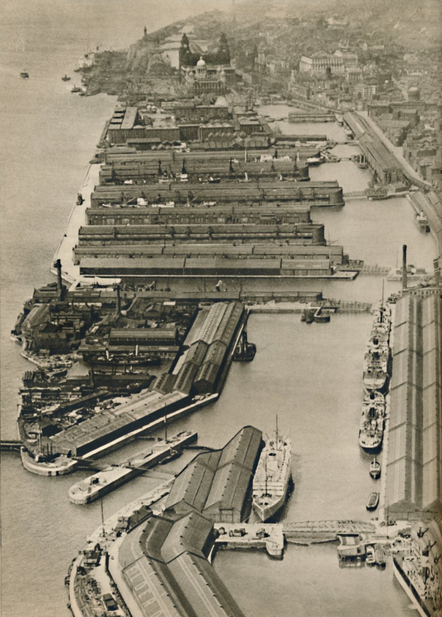 Plavidla plují z Liverpoolu do přístavů po celém světě, od řeky Mersey, 1936 od Unbekannt